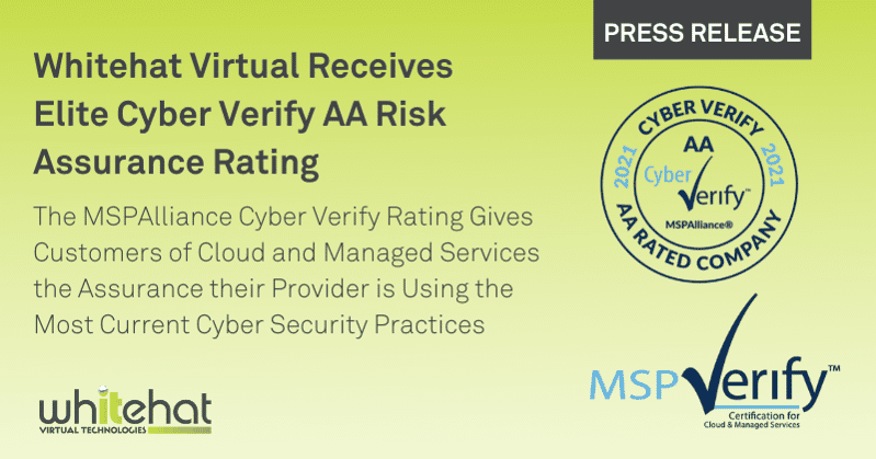 Elite Cyber Verify AA risk Assurance Rating